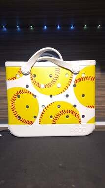 Baby Bogg Bag Limited Edition Play Ball Softball Tote Bag